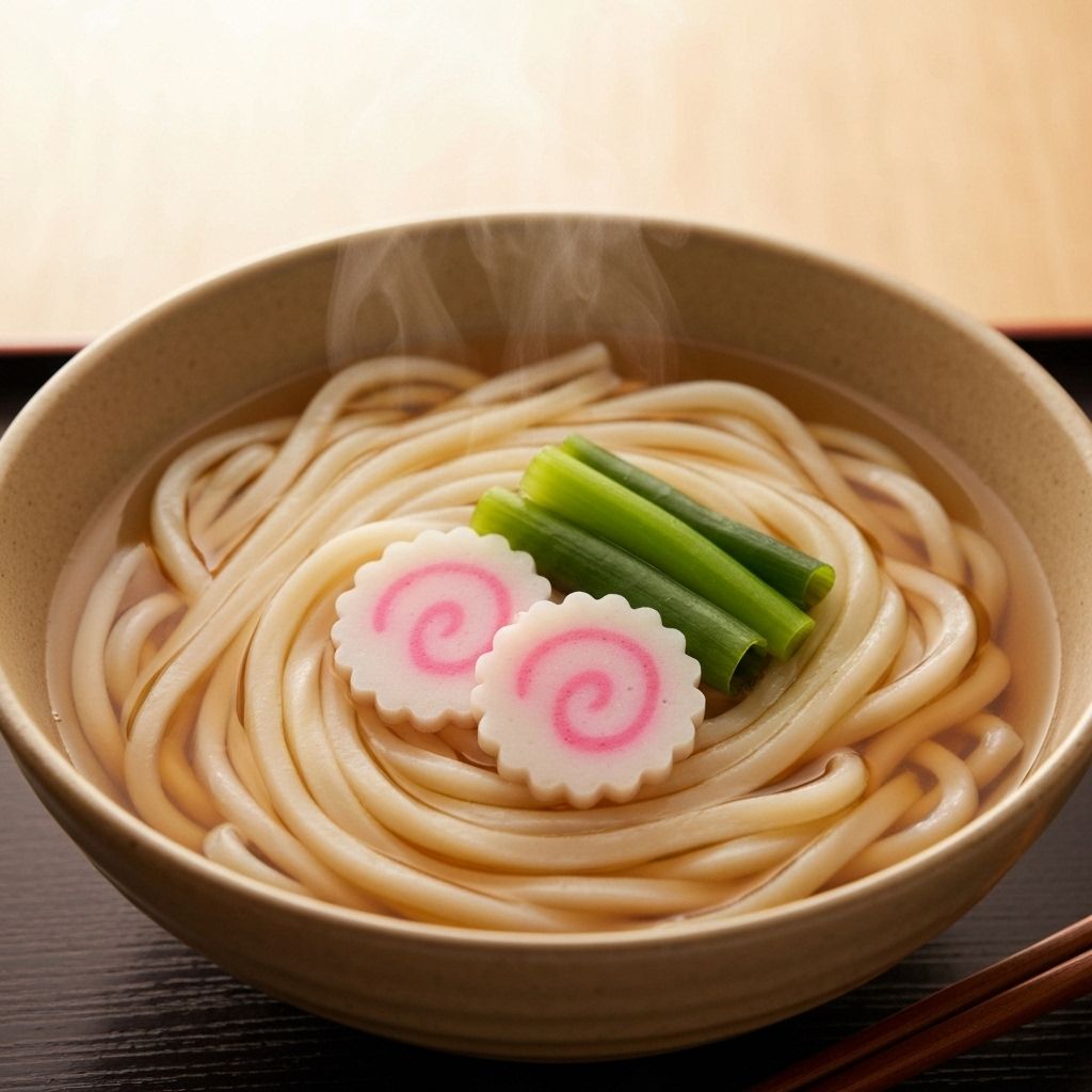 Udon with Narutomaki